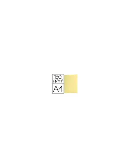 SUBCARPETA A4 180 GR. LIDERPAPEL AMARILLO PASTEL C/50 SUBCARPETA A4 180 GR. LIDERPAPEL AMARILLO PASTEL C/50