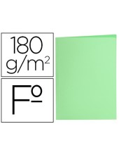 SUBCARPETA FL 180 GR. LIDERPAPEL VERDE PASTEL