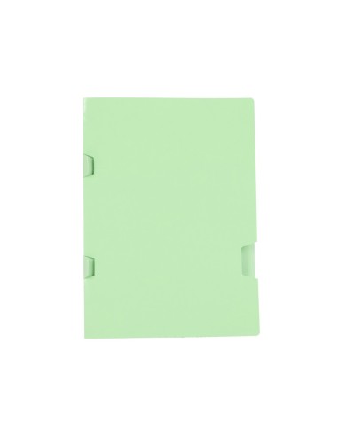 SUBCARPETA PLASTIFICADA FL 160 GR. LIDERPAPEL 3 UÑEROS VERDE