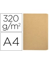 SUBCARPETA FL 320 GR. GIO C/BOLSA Y FUELLE 30MM KRAFT BICOLOR C/25