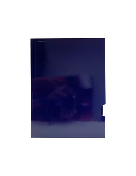 SUBCARPETA PLASTIFICADA A4 275 GR. GIO 2 SOLAPAS AZUL C/25