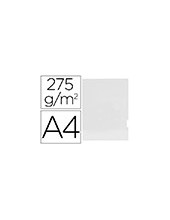 SUBCARPETA PLASTIFICADA A4 275 GR. GIO 2 SOLAPAS BLANCO 2