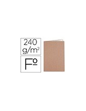 SUBCARPETA FL 240 GR. LIDERPAPEL KRAFT BICOLOR C/50 2