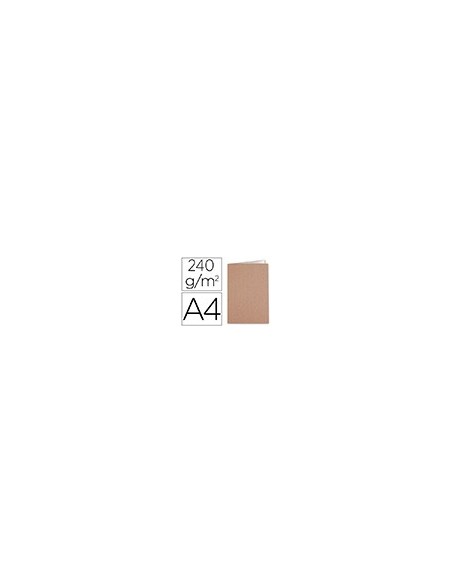 SUBCARPETA A4 240 GR. LIDERPAPEL KRAFT BICOLOR C/50
