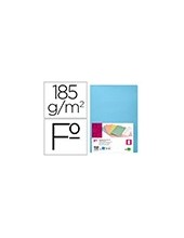 SUBCARPETA FL 180 GR. LIDERPAPEL CELESTE INTENSO 2