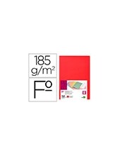 SUBCARPETA FL 180 GR. LIDERPAPEL ROJO INTENSO 2