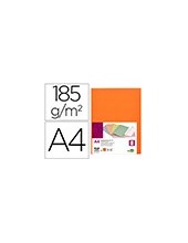 SUBCARPETA A4 185 GR. LIDERPAPEL NARANJA INTENSO C/50 2