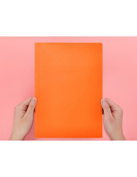 SUBCARPETA A4 185 GR. LIDERPAPEL NARANJA INTENSO C/50