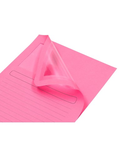 SUBCARPETA C/VENTANA A4 120 GR. Q-CON. ROSA