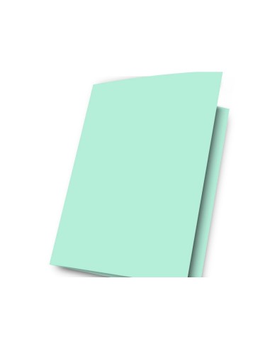SUBCARPETA A4 180 GR. GIO VERDE PASTEL C/50