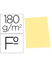 SUBCARPETA FL 180 GR. GIO AMARILLO PASTEL C/50