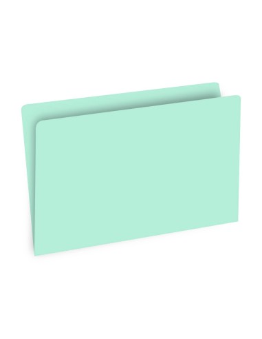 SUBCARPETA FL 180 GR. GIO VERDE PASTEL C/50