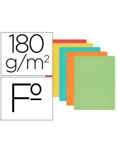 SUBCARPETA FL 180 GR. GIO COLORES PASTEL 50 UD.