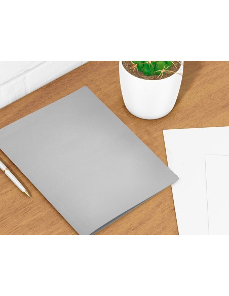 SUBCARPETA A4 180 GR. LIDERPAPEL GRIS C/50
