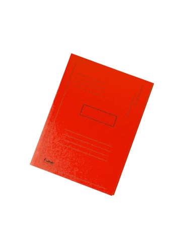 SUBCARPETA RECICLADA A4 280 GR. EXACOMPTA 2 SOLAPAS ROJO