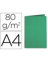 SUBCARPETA A4 80 GR. FINO EXACOMPTA VERDE PINO C/100