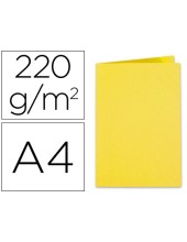 SUBCARPETA A4 220 GR. EXACOMPTA AMARILLO 100 UD.