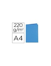 SUBCARPETA A4 220 GR. EXACOMPTA AZUL OSCURO 100 UD. 2