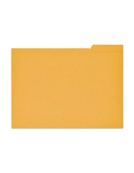 SUBCARPETA FL 250 GR. GIO C/PESTAÑA DERECHA AMARILLO C/50