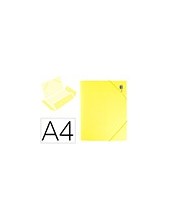CARPETA GOMAS LIDERPAPEL A4 PP 3 SOLAPAS AM. FLUOR 2