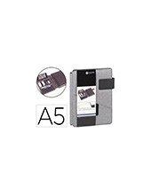 PORTANOTAS CARCHIVO VENTURE A5 SOPORTE SMARTPHONE CUADERNO GRIS 2
