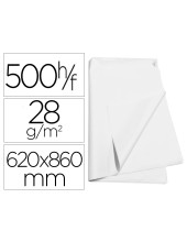 PAPEL MANILA 62X86 BLANCO PAQUETE 500 H.