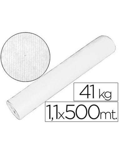 PAPEL KRAFT BLANCO 1,10 MT X 500 MTS 41 KILOS ESPECIAL EMBALAJE