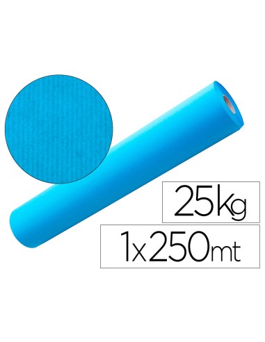 PAPEL KRAFT AZUL 1,00 MT X 250 MTS 25 KILOS ESPECIAL EMBALAJE