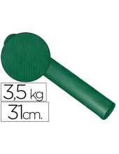 PAPEL FANTASIA KRAFT LISO KFC BOBINA 31 CM 3,5 KG COLOR VERDE