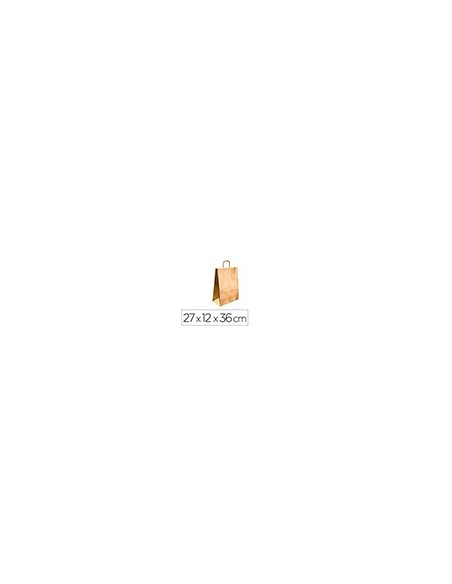 BOLSA KRAFT Q-CON.ORO ASA RETORCIDA 270X120X360 MM BOLSA KRAFT Q-CON.ORO ASA RETORCIDA 270X120X360 MM