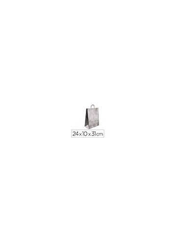 BOLSA KRAFT Q-CON.PLATA ASA RETORCIDA 240X100X310 MM BOLSA KRAFT Q-CON.PLATA ASA RETORCIDA 240X100X310 MM