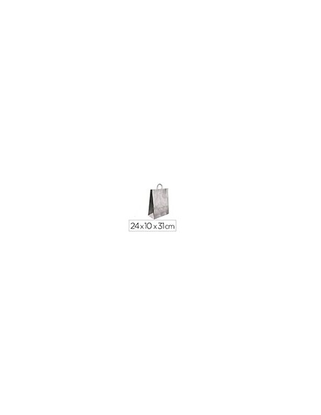 BOLSA KRAFT Q-CON.PLATA ASA RETORCIDA 240X100X310 MM BOLSA KRAFT Q-CON.PLATA ASA RETORCIDA 240X100X310 MM