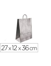 BOLSA KRAFT Q-CON.PLATA ASA RETORCIDA 270X120X360 MM