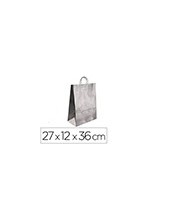 BOLSA KRAFT Q-CON.PLATA ASA RETORCIDA 270X120X360 MM 2