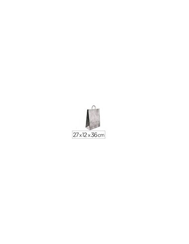 BOLSA KRAFT Q-CON.PLATA ASA RETORCIDA 270X120X360 MM BOLSA KRAFT Q-CON.PLATA ASA RETORCIDA 270X120X360 MM