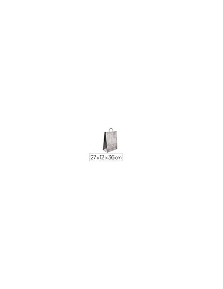 BOLSA KRAFT Q-CON.PLATA ASA RETORCIDA 270X120X360 MM BOLSA KRAFT Q-CON.PLATA ASA RETORCIDA 270X120X360 MM