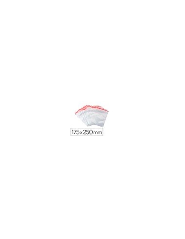 BOLSA PLAST.AUTOCIERRE Q-CON.175X250MM PQ.DE 100 UD. BOLSA PLAST.AUTOCIERRE Q-CON.175X250MM PQ.DE 100 UD.
