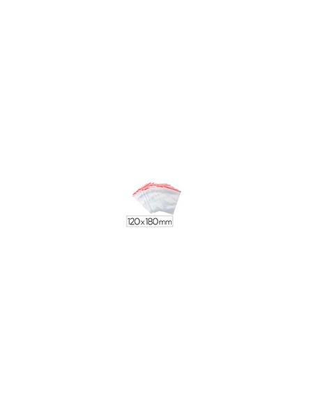 BOLSA PLAST.AUTOCIERRE Q-CON.120X180MM PQ.DE 100 UD. BOLSA PLAST.AUTOCIERRE Q-CON.120X180MM PQ.DE 100 UD.