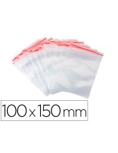 BOLSA PLAST.AUTOCIERRE Q-CON.100X150MM PQ.DE 100 UD.