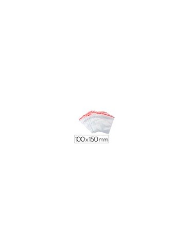 BOLSA PLAST.AUTOCIERRE Q-CON.100X150MM PQ.DE 100 UD. BOLSA PLAST.AUTOCIERRE Q-CON.100X150MM PQ.DE 100 UD.