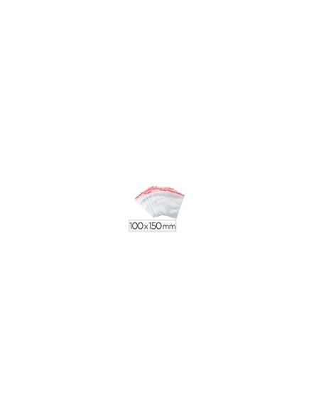 BOLSA PLAST.AUTOCIERRE Q-CON.100X150MM PQ.DE 100 UD. BOLSA PLAST.AUTOCIERRE Q-CON.100X150MM PQ.DE 100 UD.