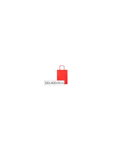 BOLSA PAPEL Q-CON.CELULOSA RJ. L ASA RETORCIDA 320X400X14MM BOLSA PAPEL Q-CON.CELULOSA RJ. L ASA RETORCIDA 320X400X14MM