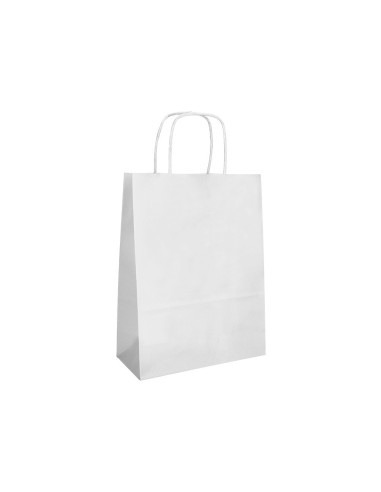 BOLSA PAPEL Q-CON.CELULOSA BL.L ASA RETORCIDA 320X400X14MM BOLSA PAPEL Q-CON.CELULOSA BL.L ASA RETORCIDA 320X400X14MM