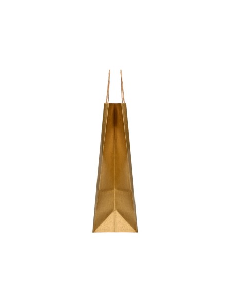 BOLSA PAPEL Q-CON.KRAFT ORO L ASA RETORCIDA 320X400X14MM BOLSA PAPEL Q-CON.KRAFT ORO L ASA RETORCIDA 320X400X14MM