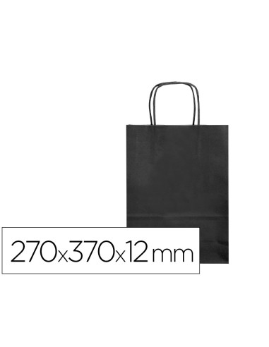 BOLSA PAPEL Q-CON.CELULOSA NG.M ASA RETORCIDA 270X370X12MM