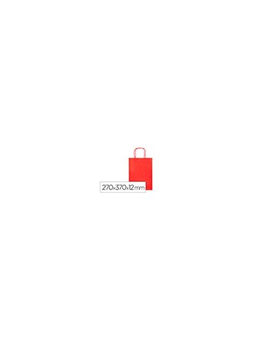 BOLSA PAPEL Q-CON.CELULOSA RJ. M ASA RETORCIDA 270X370X12MM BOLSA PAPEL Q-CON.CELULOSA RJ. M ASA RETORCIDA 270X370X12MM