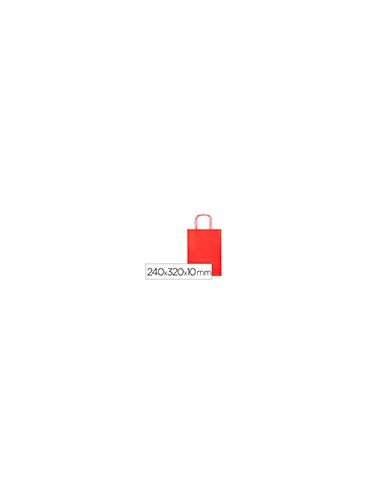 BOLSA PAPEL Q-CON.CELULOSA RJ. S ASA RETORCIDA 240X320X10MM BOLSA PAPEL Q-CON.CELULOSA RJ. S ASA RETORCIDA 240X320X10MM