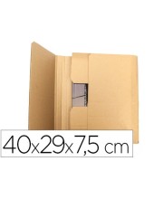 CAJA EMBALAR Q-CON LIBRO MEDIDAS 400X290X75 MM ESPESOR CARTON 3 MM