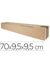 CAJA EMBALAR Q-CONNECT TUBO MEDIDAS 700X95X95 MM ESPESOR CARTON 3 MM