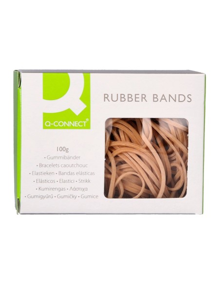 GOMILLAS ELASTICAS Q-CON.100GR.150X3MM NUMERO 38